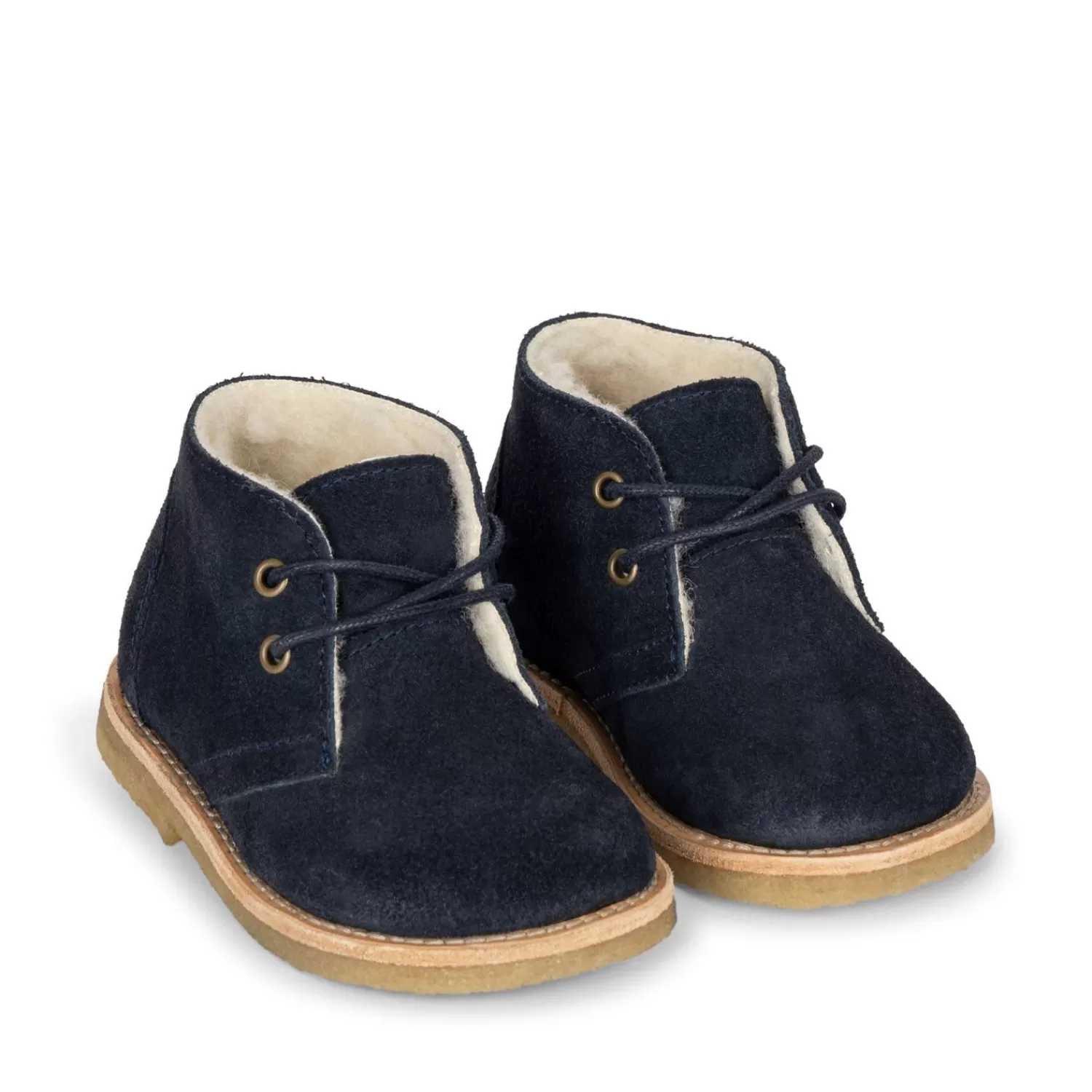 Born Konges Sløjd Woolie Suede Desert Støvler Tex - Blue Nights